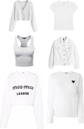 White blouses/jackets/shirts