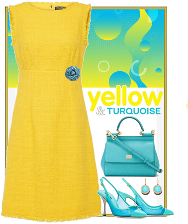 Yellow & Turquoise