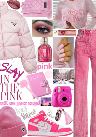 pink winter 🥶 ✍️ xox