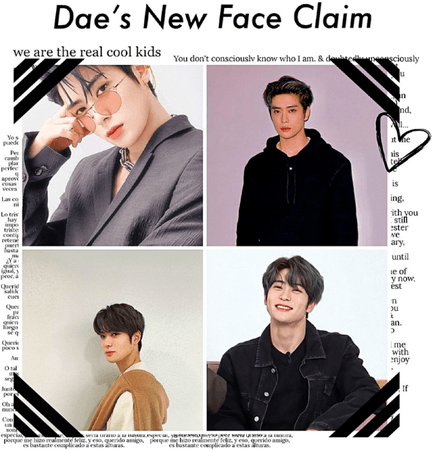 Dae’s new faceclaim