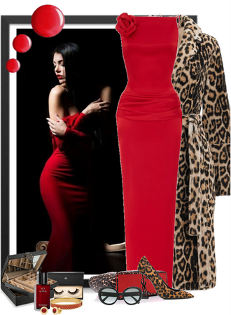 Red Challenge: Lovely in Leopard