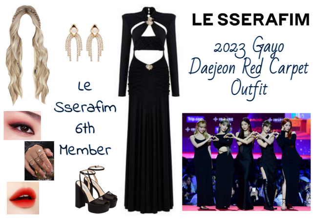 LeSserafim 6th Member - Gayo Daejeon Carpet Look