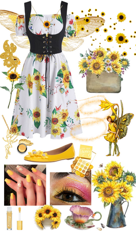 Summer Sunflower Fairy