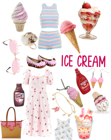 strawberry ice cream 🍦
