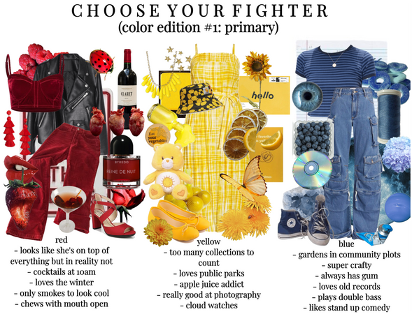 CHOOSE YOUR FIGHTER (color edition)