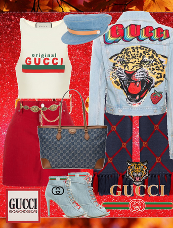 Denim Gucci Handbag