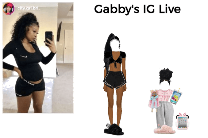 Gabby's IG Live Outfit