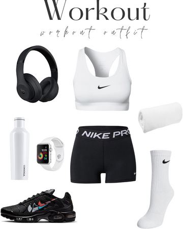 Black and White - Workout Outfit