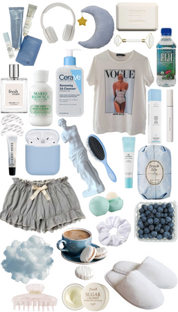 blue it girl night time routine