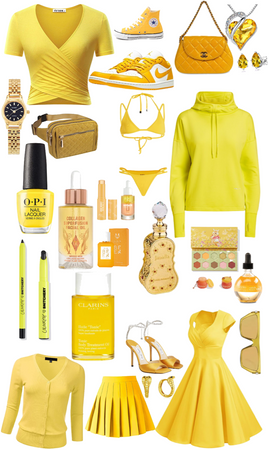 yellow outfit inspo
