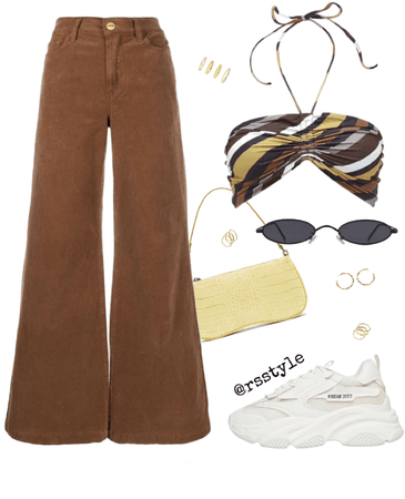 Brown and yellow