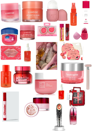 red skincare pack