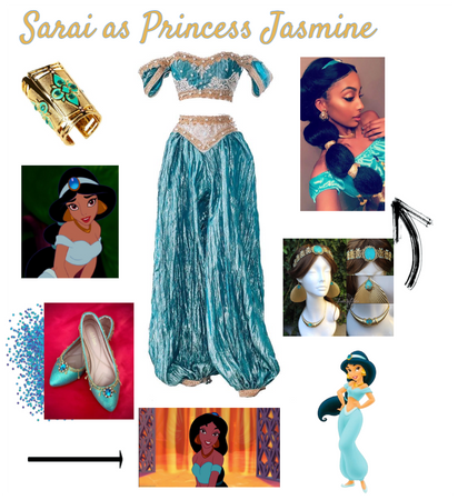 Sarai as Princess Jasmine