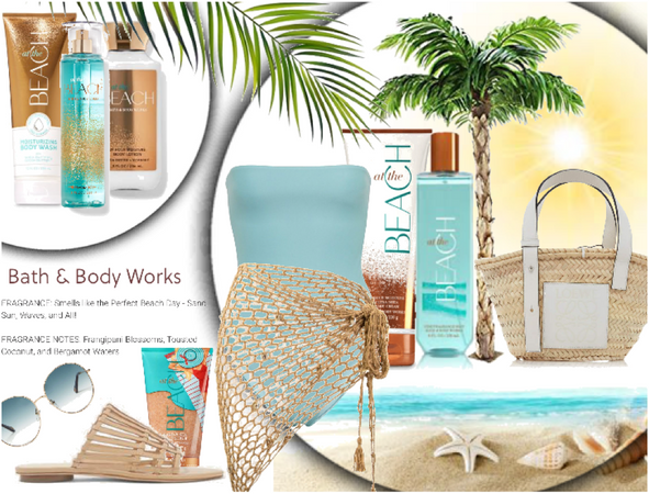bath and body works: at the beach