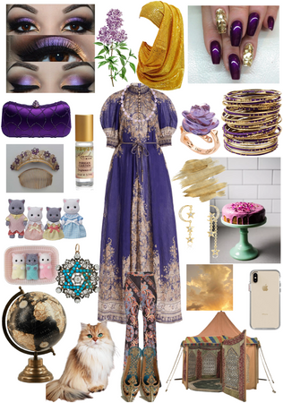 Jasmine OC | Purple & Yellow Outfit