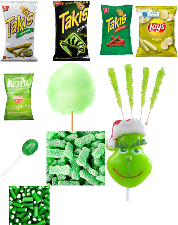green chips vs green candy