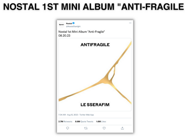 𝐍𝐎𝐒𝐓𝐀𝐋{노스텔} "Antifragile" 1ST MINI ALBUM