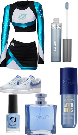 blue cheerleader 📣 🔵