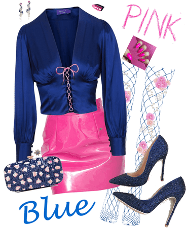 Blue & Pink