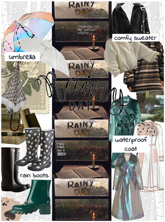Rainy Days - Moodboard - Fashion Trends