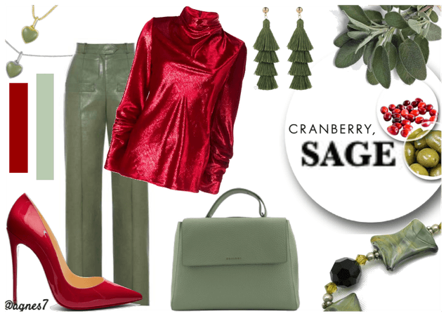 Sage and cranberry