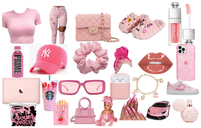 Bucket hat - Pink - Ladies