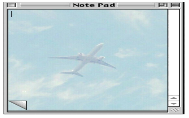 Note Pad Airplane