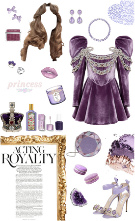long sleeve dress: royal purple
