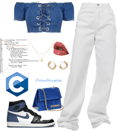 C inspired fit💙🦋