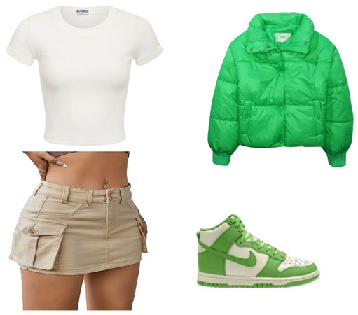 green casual fit
