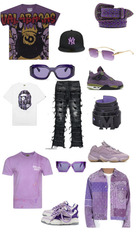 men’s purple
