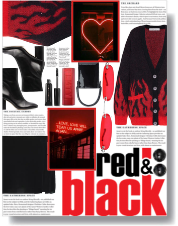 black and red vibe 🖤❤️