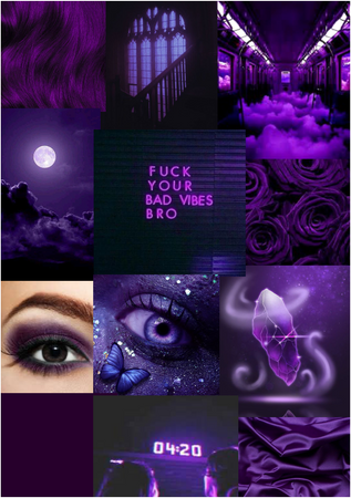 Dark Purple Mood Board