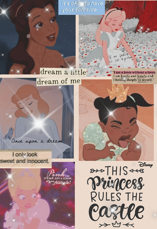 Disney princess mood board