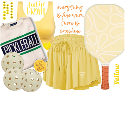 Yellow Pickleball ☀️