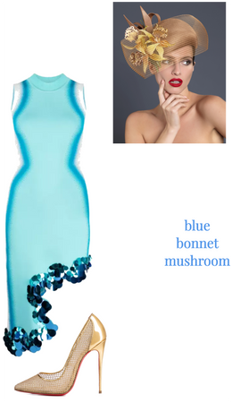 blue bonnet mushroom