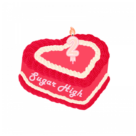 Sugar High Best Birthday Every Anniversary Logo
