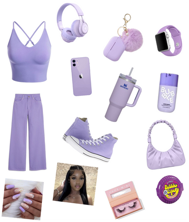 Purple everything
