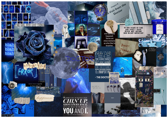 Doctor Who - Blue aesthetic