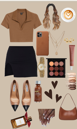 brown outfit