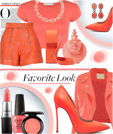 coral leather