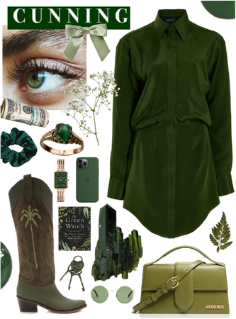 Hidden green witch