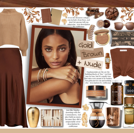 Gold, Brown & Nude