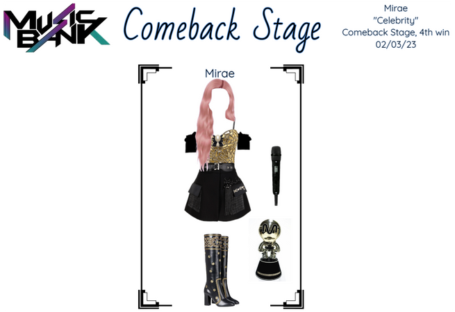 Mirae Celebrity Solo Comeback Stage Music Bank