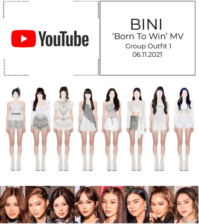 BINI ‘Born To Win’ Opening + Group + Dance Outfits