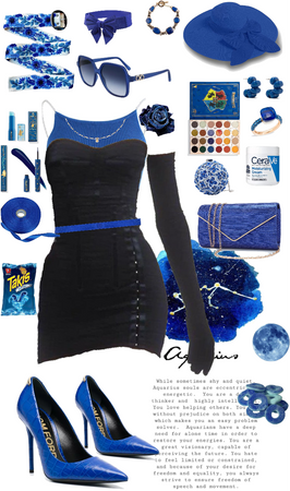 cobalt blue party dress -formal 💤💙