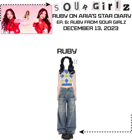SOURGIRLZ(신소녀들) - RUBY APPEARANCE ON ARIA’s STAR DIARY Episode 6