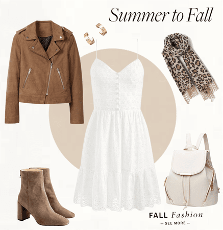 Summer dress for fall 🍁