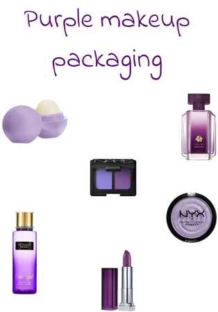 purple makeup packaging