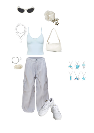 blue clean girl fit